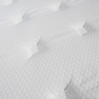 Matelas King Size en Mousse à Mémoire de Forme Élastique de Haute Qualité pour Tissu Tricoté Tencel Compressé pour Utilisation Hôtelière Lit Double Confortable