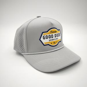 Casquettes de golf sportives imperméables en tissu Dobby, personnalisables avec logo brodé, séchage rapide, 5 panneaux, ajustables – Vente chaude - Product Image 4