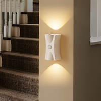 Lampe murale rechargeable à détecteur de mouvement, éclairage LED haut et bas, applique murale à LED, batterie 1200 mAh