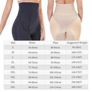 <span class=keywords><strong>Bragas</strong></span> de cintura alta para mujer, <span class=keywords><strong>bragas</strong></span> transpirables <span class=keywords><strong>con</strong></span> cremallera, relleno de esponja para glúteos, moldeador - Product Image 5