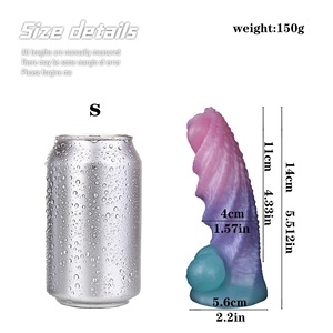 OEM ODM Factory Großhandel New Alien Leuchten <span class=keywords><strong>Dildo</strong></span> Lesben Silikon Fantasy <span class=keywords><strong>Dildo</strong></span> Frauen Männer Alien Monster <span class=keywords><strong>Dildo</strong></span> für Frauen % - Product Image 6