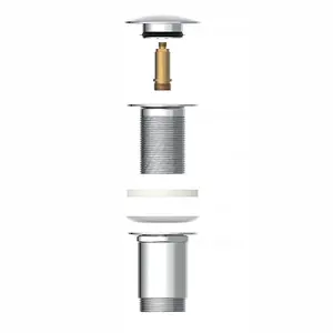 jutye instmaier Drain fitting Universal pop-up valve for bathroom sink and washbasin