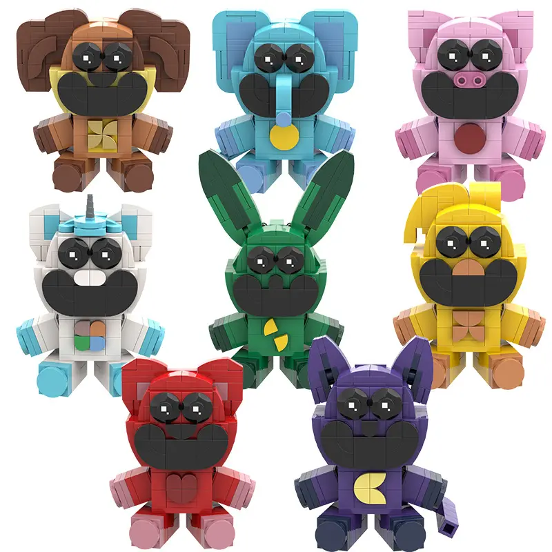 Tytopone Smiling Critters Toys Hopscotch CatNap BearHug juguetes Doll Smiling Critters building block bricks For Kids