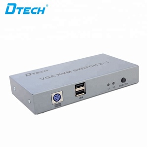 DTECH Venta caliente 10 puerto de <span class=keywords><strong>entrada</strong></span> 1 salida USB <span class=keywords><strong>ethernet</strong></span> <span class=keywords><strong>cable</strong></span> de control remoto VGA 10 port kvm switch - Product Image 3
