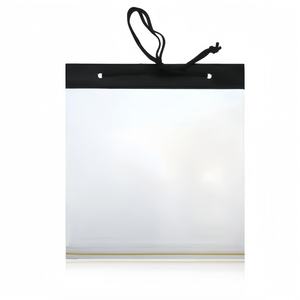 Étui pour cartes en PVC transparent et étanche pour documents, porte-documents, sac de poche portable pour le camping en plein air avec fermeture éclair - Product Image 2