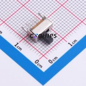 SS-12D07-4 Slide Switch Through hole Component (THT) Switch Rectangle Pin Header PC Pin Through Hole 300mA - Product Image 1