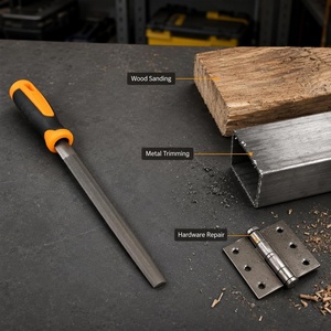 Manufacturer Customized Carpentry <strong>Hand</strong> Tools <strong>Hand</strong> Portable 8"Half Round T12 Steel <strong>File</strong> for Mechanical Parts Trimming - Product Image 3