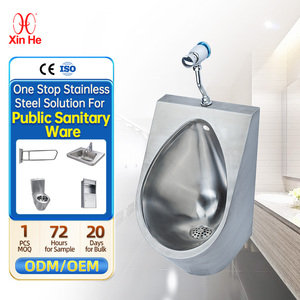 Bồn Nước Tiểu Treo Tường Bằng Thép Không Gỉ 304 Tùy Chỉnh Bồn Rửa Nhà Vệ Sinh Hiệu Quả Cao - Product Image 1