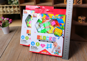 Paradise House Spelling <b>Puzzle</b> Plastic Blocks City Diy Creative Model Figures Educational Kids Toys - Product Image 2