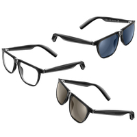Lunettes de soleil intelligentes GS300 2025 avec écouteurs, appels Bluetooth, assistant vocal, étanchéité IPx4, chargement magnétique, lunettes intelligentes élégantes