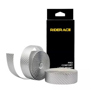 Nastro per Manubrio Bici RIDERACE in EVA PU, Nastro Antiscivolo per Bicicletta da Strada con Assorbimento degli Urti + 2 Tappi Terminali Accessori - Product Image 6