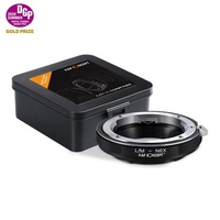K & F Concept caméra lentille adaptateur pièces pour lm Pour Leica M Verres à Monture Sony E Caméra Adaptateur