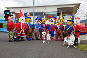 Costume gonfiabile da Clown Jumbo, Costume da mascotte pieno d'aria costume da clown gonfiabile con aria soffiata - Product Image 4