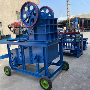 Hot Bán Bán Buôn Di Động Máy Nghiền Đá Với Rung Màn Hình, Diesel/Điện, Thích Hợp Cho Nhỏ Khai Thác Mỏ - Product Image 1