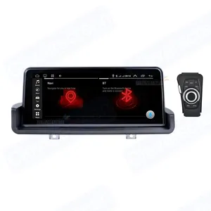 Büyük HD dokunmatik ekran 10.25 ''araba android müzik seti DVD video oynatıcı BMW 3 serisi için E90 2006-2011 GPS navigasyon sistemi carplay