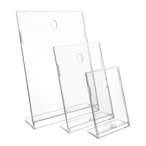 Đặc biệt cung cấp L hình dạng nhựa menu Flyer A4 giấy chủ bảng dấu hiệu hàng đầu chủ thích hợp cho nhà hàng văn phòng nhà cửa hàng - Product Image 1