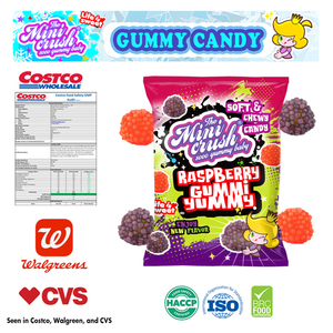 Custom Mix Fruits Surtido Regalo Embalaje Chewy Fruit Sweet Cartoon Low-Sugar Soft <span class=keywords><strong>Raspberry</strong></span> Gummy <span class=keywords><strong>Candy</strong></span> - Product Image 5