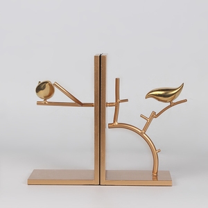 Fermalibri <span class=keywords><strong>Verticale</strong></span> Sottile, Finitura Premium per Scrivania Direzionale in Bronzo Spazzolato-Zinco Stile Cinese - Product Image 3