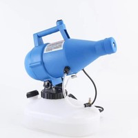 Pulvérisateur électrique à très faible volume alimenté par batterie de 4,5 L, modèle S-46 (bleu/blanc) pour la désinfection et la lutte antiparasitaire