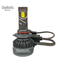 2025 alta potencia 200W 12V 36000LM coche Led faros sistema de iluminación automática H4 H7 9005 Hb3 H1 H11 H8 H9 coche Led faro bombilla