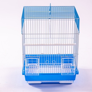 Premium <b>Large</b> Plastic Rounded Pet Parrot House Bird Carrier Breeding Folded Double-Layer Bird Cage with Wheels All Seasons - Product Image 2