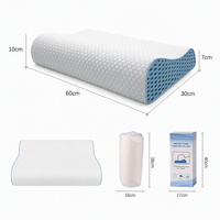 Oreiller de cou moderne en mousse à mémoire de forme à rebond lent pour un sommeil profond, idéal pour l'été, pour la vente en gros transfrontalière