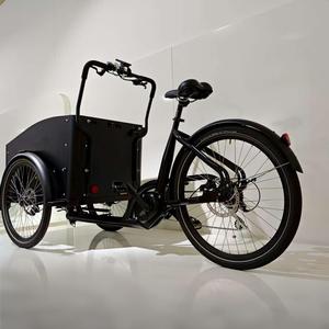 จักรยานบรรทุกไฟฟ้าแบบสามล้อสำหรับครอบครัว จักรยานบรรทุกสัตว์เลี้ยง จักรยานสามล้อช่วยแรง - Product Image 3
