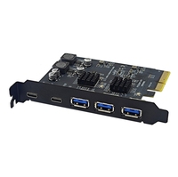 10Gbps 3 puertos tipo A Combo 2 puertos tipo C USB3.2 USB3.1 GEN2 PCIe Tarjeta de expansión 10G 5 puertos 3A2C USB 3,2 Adaptador PCI Express