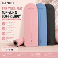 Tapete de Yoga TPE Ovalado con Impresión Personalizada, Antideslizante, Impermeable, Ecológico, Diseño Plegable para Pilates y Ejercicio