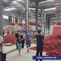 Biomassa Brandstof Verwarming Grootschalige Droger Peper Chili Droger Verse Chili Reiniging Droog-En Slijpapparatuur