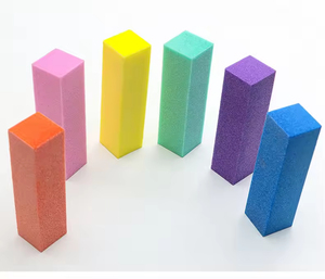 Bloc polissoir à ongles durable 4 faces, outil de manucure et pédicure, 9,5 cm, blanc, pour modelage et ponçage, vente en gros - Product Image 4