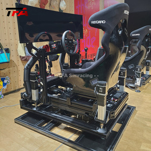 aluminium simulateur de cockpit de course siège <span class=keywords><strong>voiture</strong></span> conduite simulateur de course jeu de cockpit simulateur de course - Product Image 2