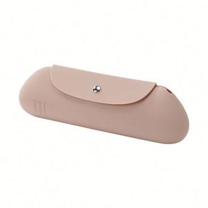 Custom Logo Portable <b>Storage</b> Silicone Magnetic Clasp Zipper Waterproof Cosmetic Coin Purse Bag Brushpouch Makeup - Product Image 4