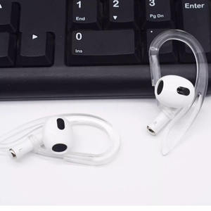 Nouveaux crochets d'oreille en silicone anti-perte pour écouteurs, accessoires pour <span class=keywords><strong>AirPods</strong></span> <span class=keywords><strong>1</strong></span> 2 3 Pro 3, crochet d'oreille antidérapant - Product Image 5