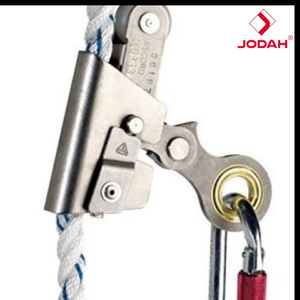 JODAH AN065 ตัวล็อคอัตโนมัติป้องกันสูง Delta Plus รางเลื่อน 14 มม. สแตนเลส เหล็กชุบสังกะสี ตัวเชื่อมต่อแบบเร็ว ป้องกันการตก - Product Image 3