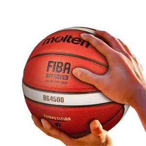 Balón de Baloncesto BG3800/BG4500/BG5000 Molten con Logotipo Personalizado, Tamaño Oficial 7/6/5, Peso Estándar, PU Resistente al Agua - Product Image 2