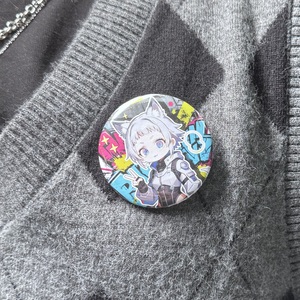 맞춤형 로고 이미지 원형 앤티크 스타일 금속 배지 버튼 핀 디지털 인쇄 및 안전핀 포함 개인 맞춤 배지 - Product Image 5