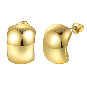 Ewest-pendientes de aleación hipoalergénicos dorados, 14/18K - Product Image 3