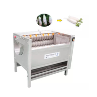 Borstelroller Zeevruchten Reinigingsmachine Octopus Krab Mossel Kreeft Wasmachine White Radijs Borstel Wasmachine