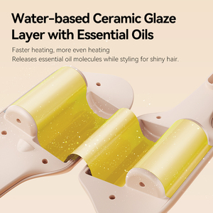 <span class=keywords><strong>Rizador</strong></span> de <span class=keywords><strong>Pelo</strong></span> con Temperatura Ajustable para Ondas de Playa, Ondulador Iónico Profundo con Cerámica - Product Image 3