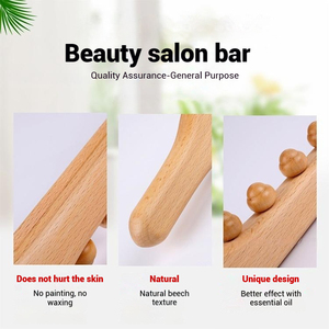 Copa de Madera para Terapia, Herramientas de Masaje de Madera para Drenaje Linfático, Reducción de Celulitis, Moldeado Corporal, Herramienta de Escultura Corporal ODM - Product Image 3