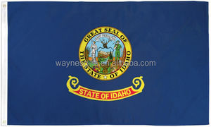 100% polyester livraison rapide impression numérique <span class=keywords><strong>USA</strong></span> drapeau de l'état américain Idaho - Product Image 5