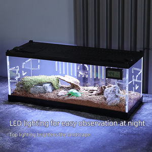 Relaxlines Escalade <span class=keywords><strong>Pet</strong></span> Boîte D'alimentation Acrylique Terrarium pour Reptile Quadrate <span class=keywords><strong>Pet</strong></span> <span class=keywords><strong>Cage</strong></span> avec Lumière - Product Image 3