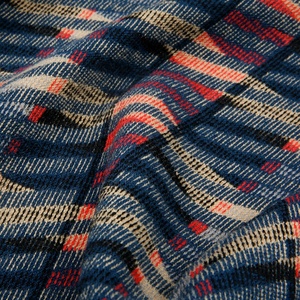 Keer Nhà Máy Tùy Chỉnh Bán Buôn TDQ1129-L Mẫu Miễn Phí Mùa Đông Rayon Viscose Acrylic Thổ Cẩm Jacquard Quần Áo Vải - Product Image 6