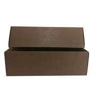 Boîte en carton durable et écologique en matériaux recyclés, enduite de cire imperméable, avec pelliculage mat et gaufrage pour viande, poisson et fruits de mer