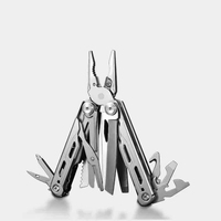 Outil multifonction portable EDC en acier inoxydable 440, 16 en 1, pour le camping en plein air, pince à dénuder les fils, couteau universel pliable, outils de poche