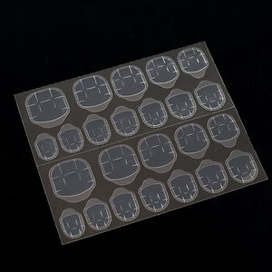 24 feuilles d'autocollants transparents double face pour décoration de <span class=keywords><strong>faux</strong></span> <span class=keywords><strong>ongles</strong></span> avec ruban adhésif - Product Image 6