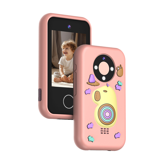 Mini Wholesale Toddler Kids Camera Phone Toys Cheap Smartphone Digital Video 1080p Resolution MicroSD Media MP3 Includes Filter