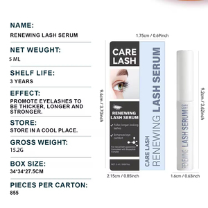 Sérum de <span class=keywords><strong>repousse</strong></span> des cils à la niacinamide OEM, absorption rapide, nourrissant, adapté aux yeux sensibles - Product Image 2