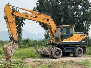Excavadora de ruedas Hyundai 210w-9 usada, buenas condiciones, 20 toneladas, excavadora Hyundai 210w-9 usada a la venta - Product Image 4